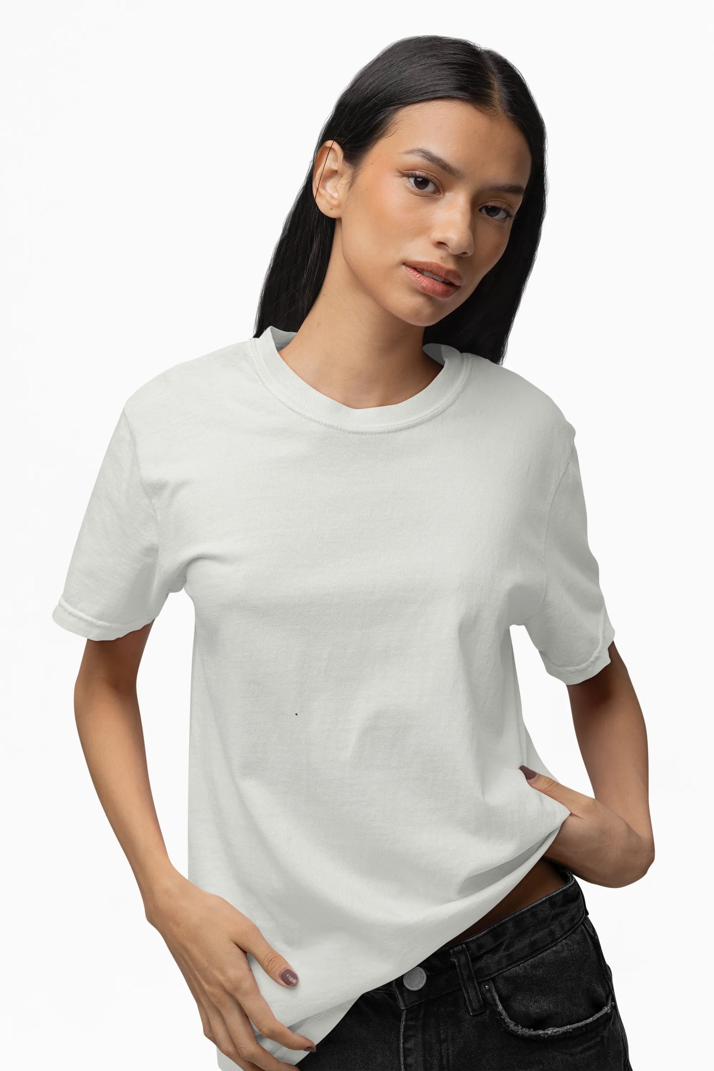 "L" - Women’s Relaxed Fit Solid T-shirt