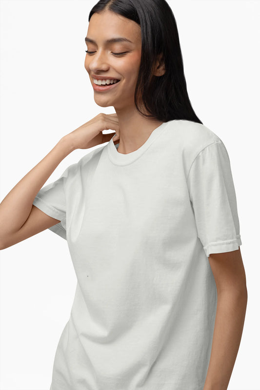 "S" - Women’s Relaxed Fit Solid T-shirt