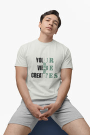 "Your Vibe Creates Your Tribe" | Men’s Motivational T-shirt