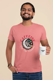 "Caffeine For The Cosmos" | Men’s Coffee Lovers T-shirt