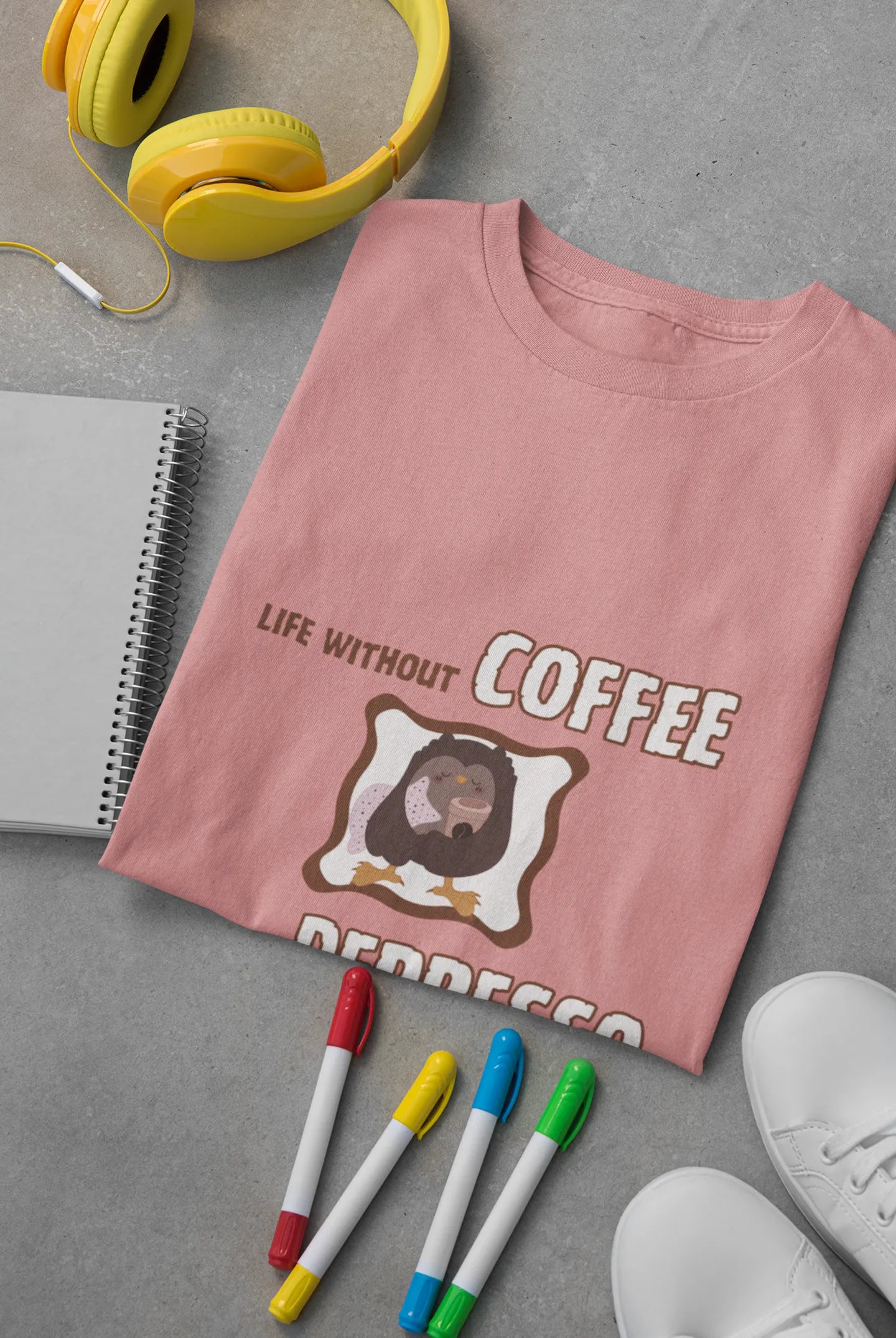 "Life Without Coffee Is Depresso" | Men’s Coffee Lovers T-shirt