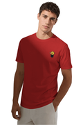 Angry Duck | Men's Red T-shirt | Cartoon