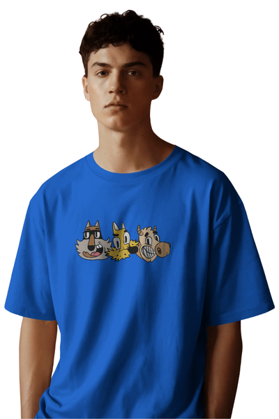Goofy Gang | Men's SkyBlue T-shirt | Cartoon