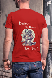 "Brains? No Thanks, Just Tea" | Men’s T-shirt for Tea Lovers