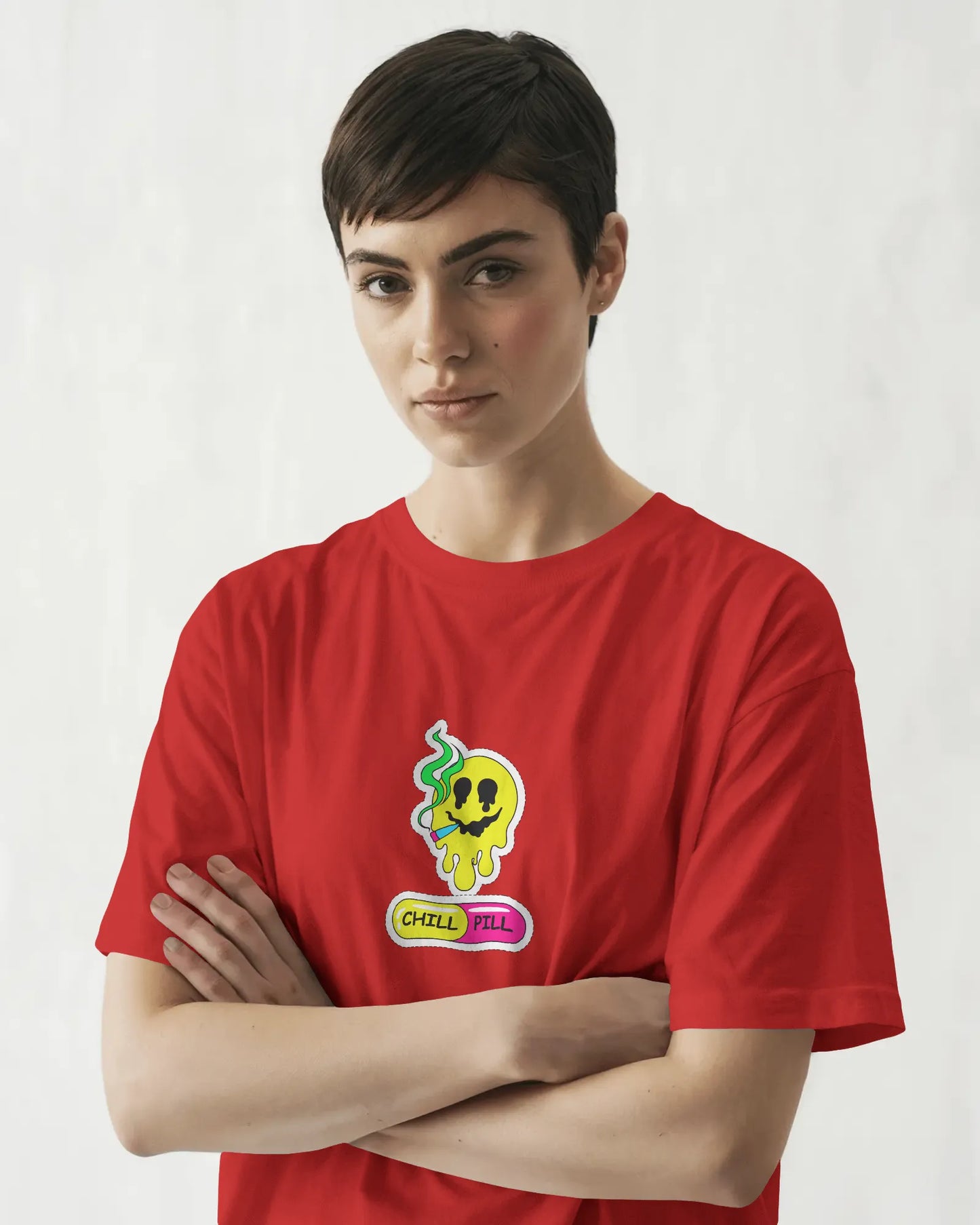 "Chill Pill Cartoon T-Shirt – Trippy Streetwear for Cartoon Lovers" | Women’s T-shirt for Cartoon Lovers