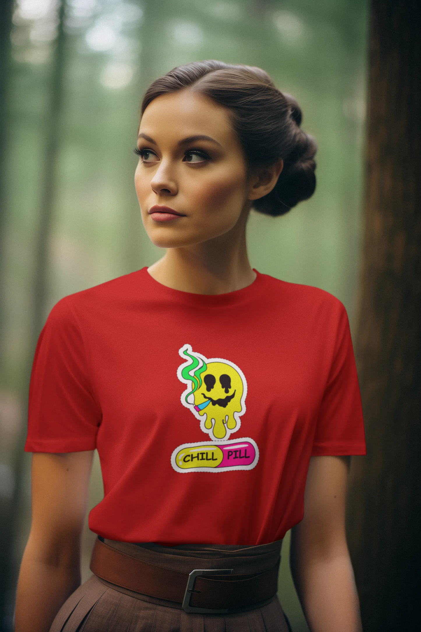"Chill Pill Cartoon T-Shirt – Trippy Streetwear for Cartoon Lovers" | Women’s T-shirt for Cartoon Lovers