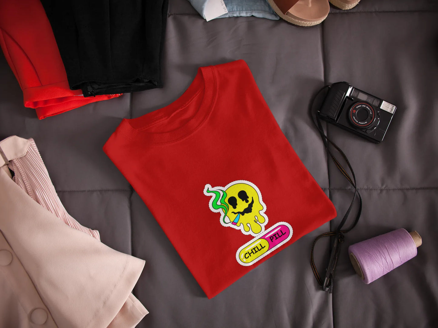 "Chill Pill Cartoon T-Shirt – Trippy Streetwear for Cartoon Lovers" | Women’s T-shirt for Cartoon Lovers