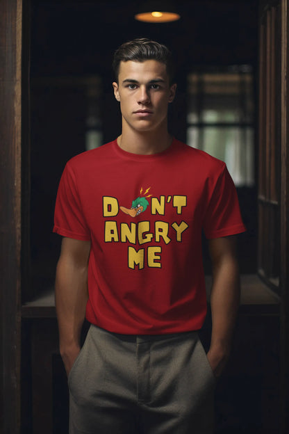 "Don’t Angry Me – Angry Duck Attitude T-Shirt" | Men’s T-shirt for Animal Lovers