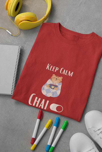 "Keep Calm - Chai" | Men’s T-shirt for Tea Lovers