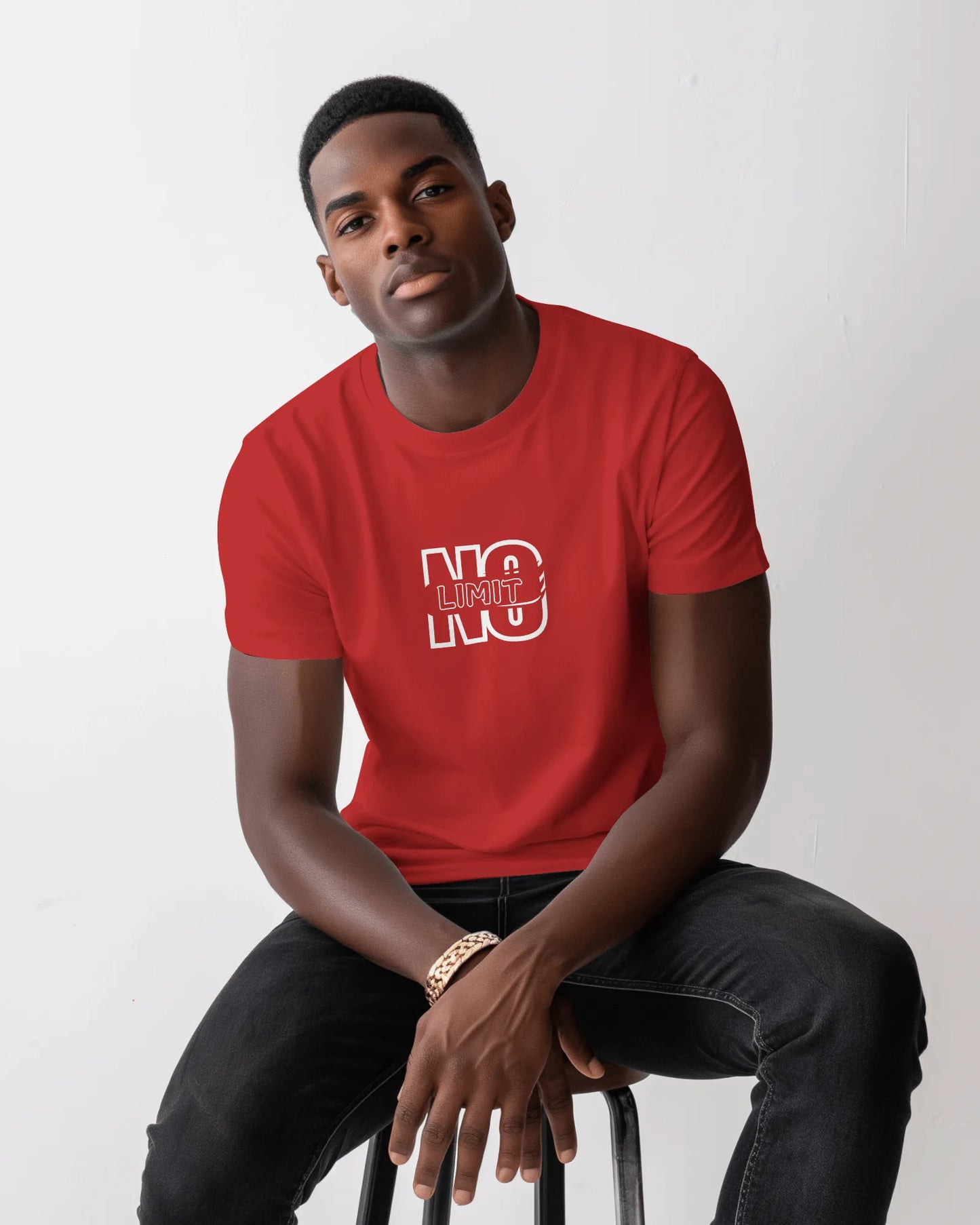 "No Limit" | Men’s Motivational T-shirt