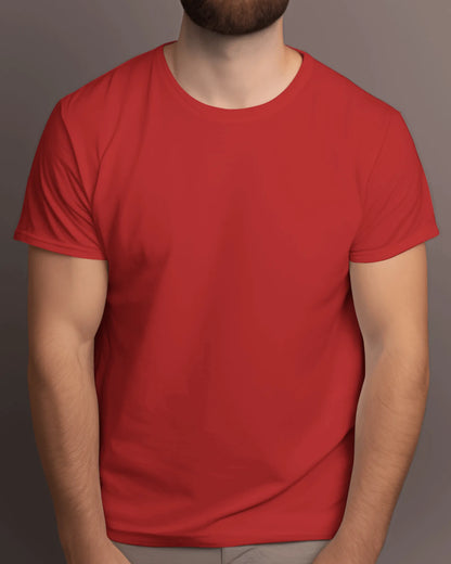 "M" - Men’s Regular Fit Solid T-shirt