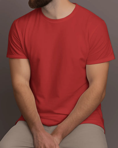 "M" - Men’s Regular Fit Solid T-shirt