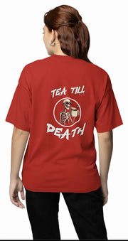 "Tea Till Death" | Women’s T-shirt for Tea Lovers
