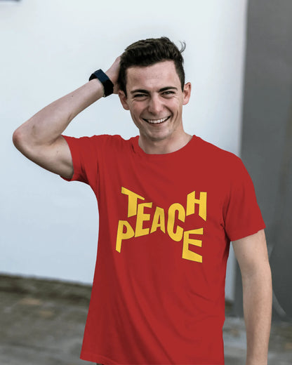 "Teach Peace" | Men’s Motivational T-shirt