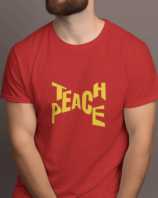 "Teach Peace" | Men’s Motivational T-shirt