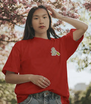 Wander Bear – Playful Travel Bear T-Shirt for Women