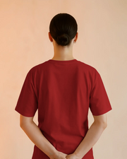 "M" - Women’s Oversize Fit Solid T-shirt