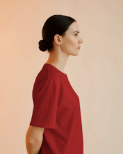 "S" - Women’s Oversize Fit Solid T-shirt