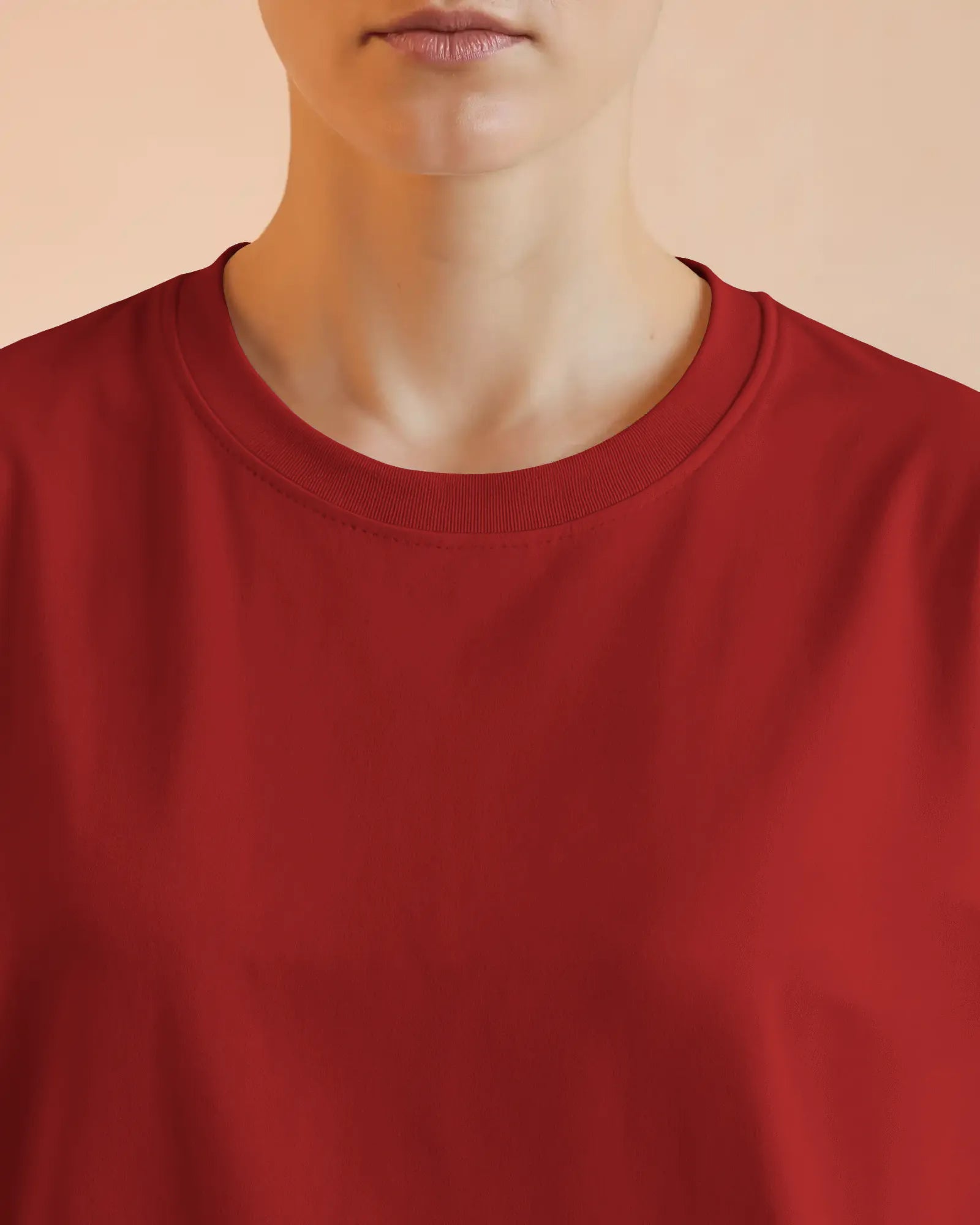 "XXL" - Women’s Oversize Fit Solid T-shirt
