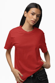 "L" - Women’s Relaxed Fit Solid T-shirt