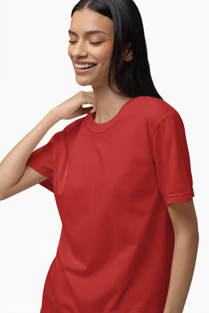 "L" - Women’s Relaxed Fit Solid T-shirt