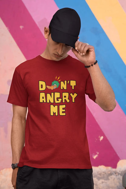 "Don't Angry Me" | Men 's T-Shirt for Love For Animals