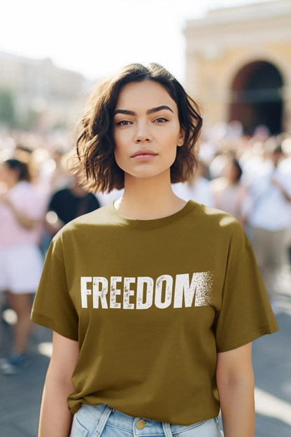 "Freedom" |Women’s Motivational T-shirt
