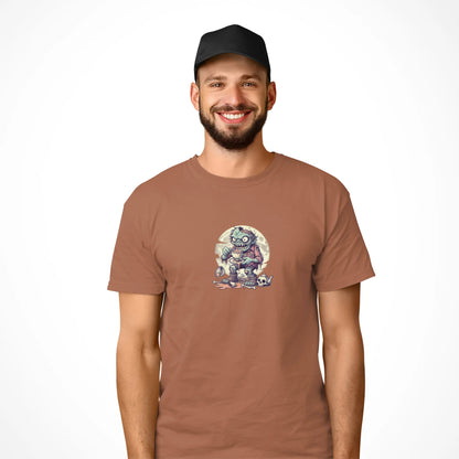 "Brains? No Thanks, Just Tea" | Men’s T-shirt for Tea Lovers