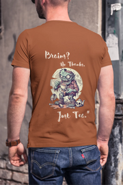 "Brains? No Thanks, Just Tea" | Men’s T-shirt for Tea Lovers