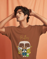 "Bullies Forever Surf Van T-Shirt – Cool French Bulldog Tee " | Men’s T-shirt for Animal Lovers
