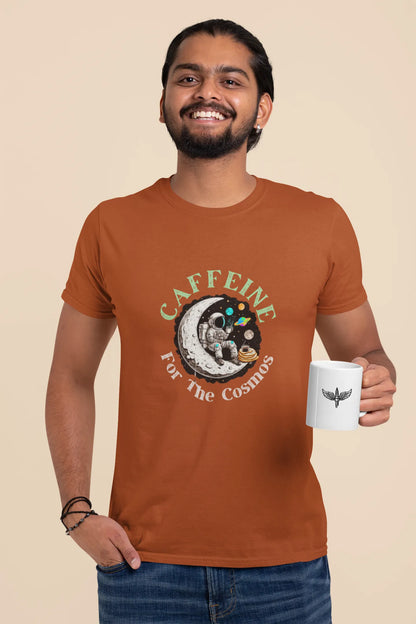 "Caffeine For The Cosmos" | Men’s Coffee Lovers T-shirt