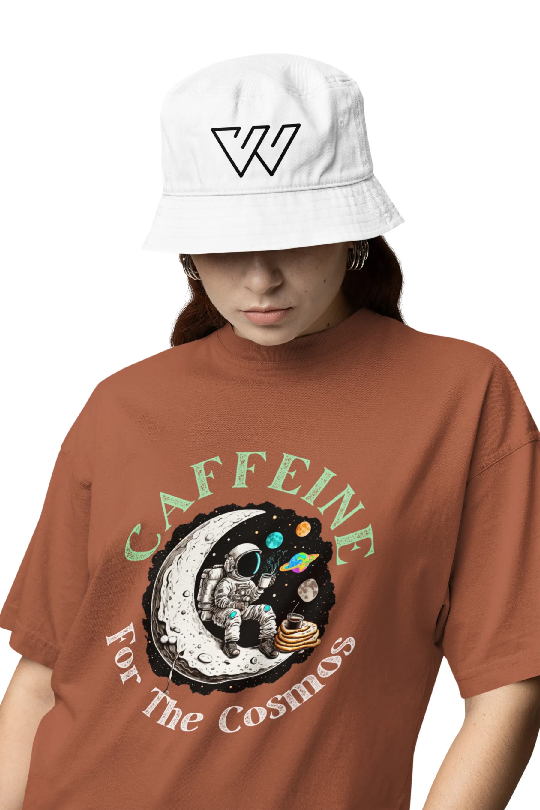 "Caffeine For The Cosmos" | Women’s Coffee Lovers T-shirt