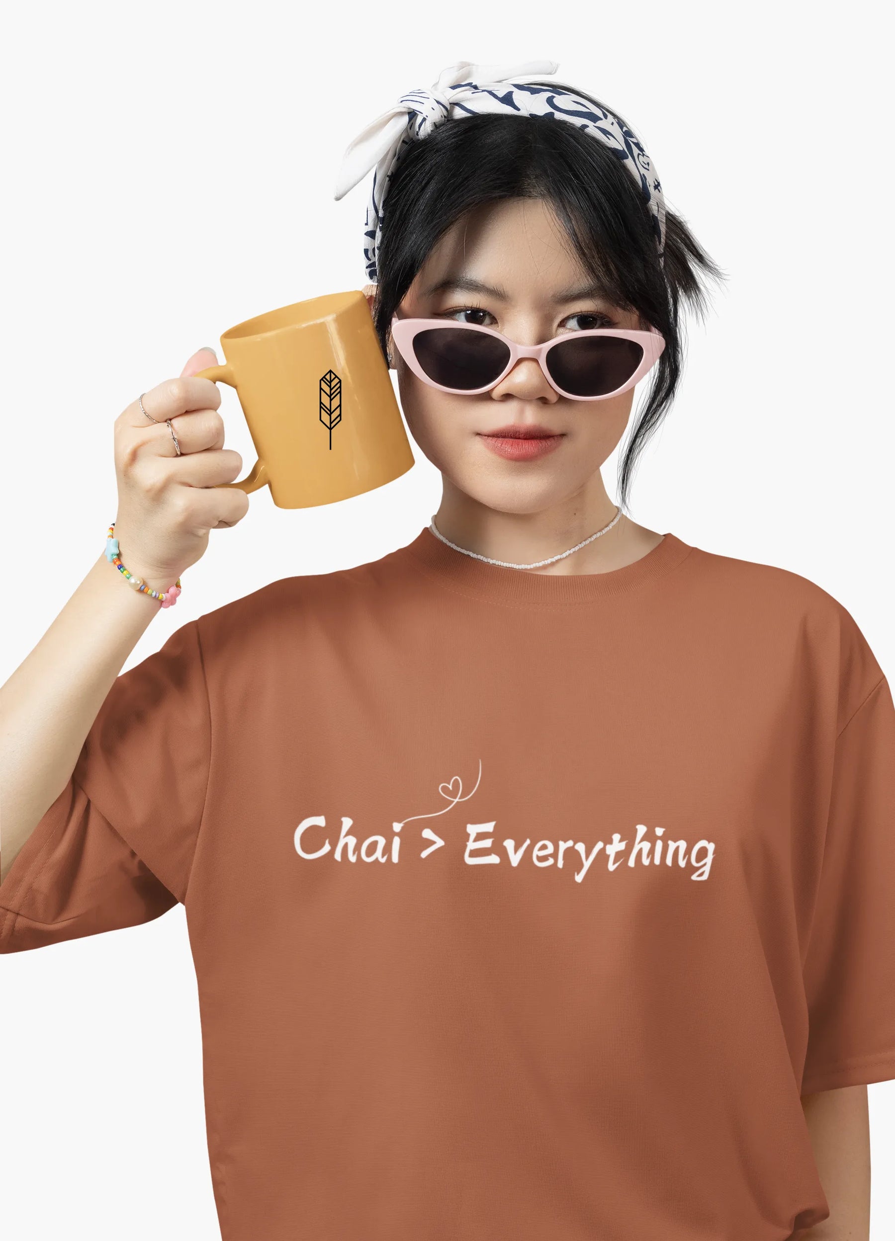 "Chai > Everything" | Women’s T-shirt for Tea Lovers