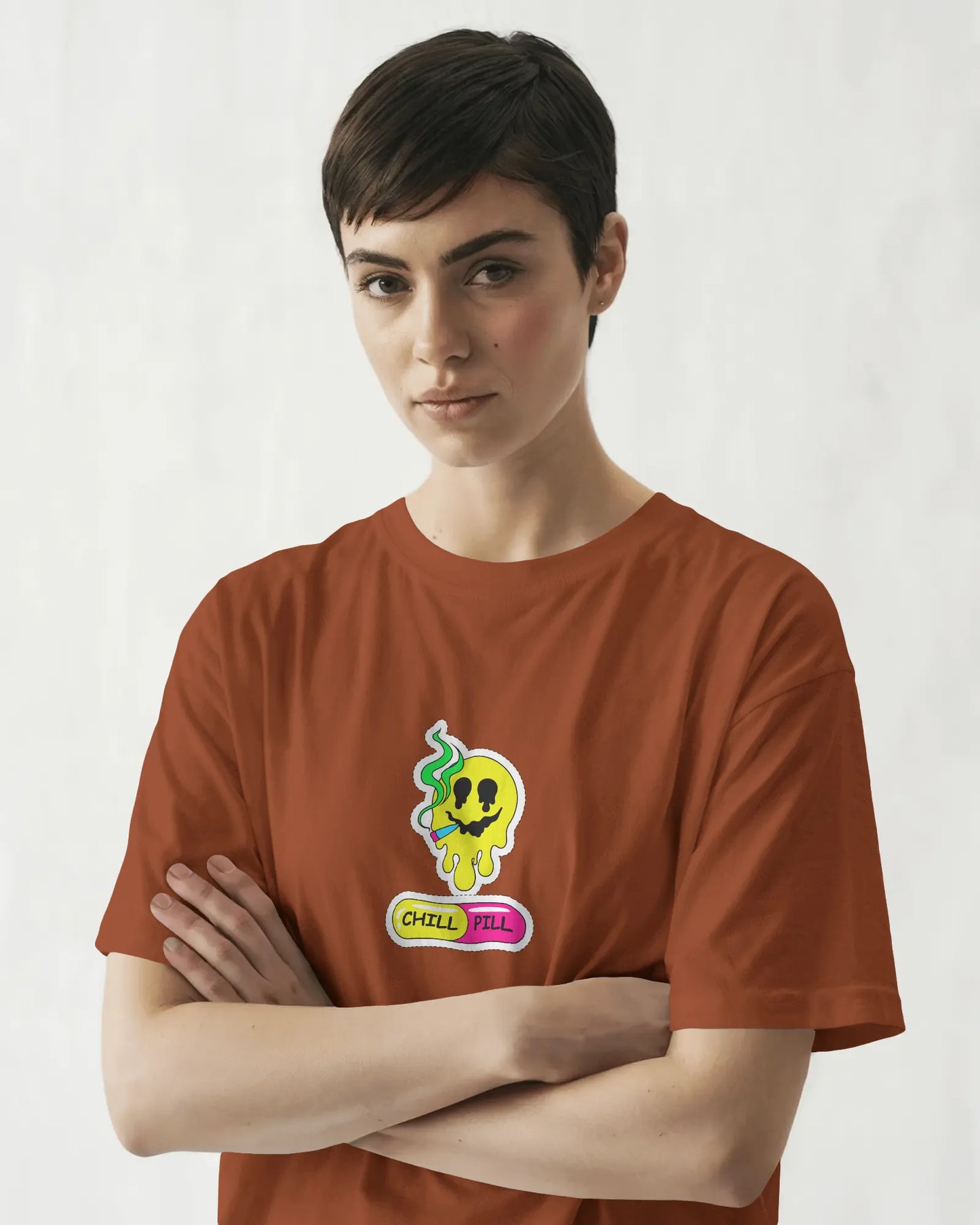 "Chill Pill Cartoon T-Shirt – Trippy Streetwear for Cartoon Lovers" | Women’s T-shirt for Cartoon Lovers