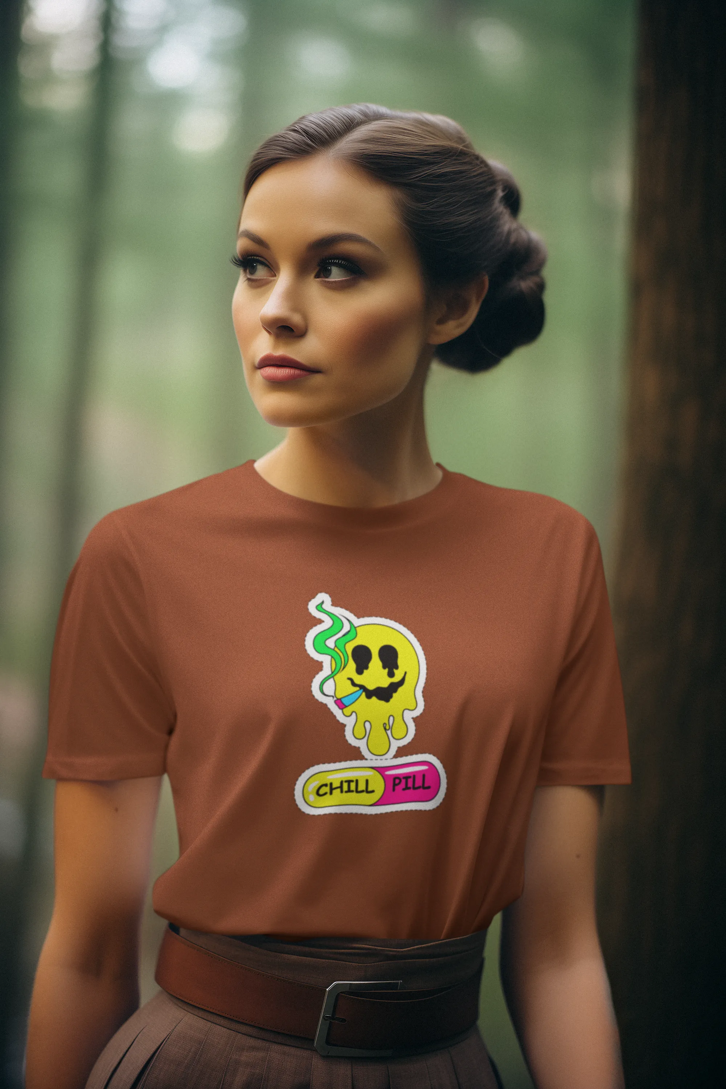 "Chill Pill Cartoon T-Shirt – Trippy Streetwear for Cartoon Lovers" | Women’s T-shirt for Cartoon Lovers