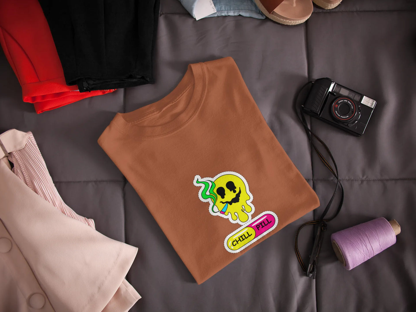 "Chill Pill Cartoon T-Shirt – Trippy Streetwear for Cartoon Lovers" | Women’s T-shirt for Cartoon Lovers
