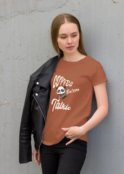 "Coffee Before Talkie" | Women’s Coffee Lovers T-shirt