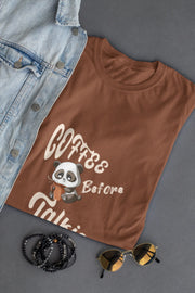 "Coffee Before Talkie" | Women’s Coffee Lovers T-shirt