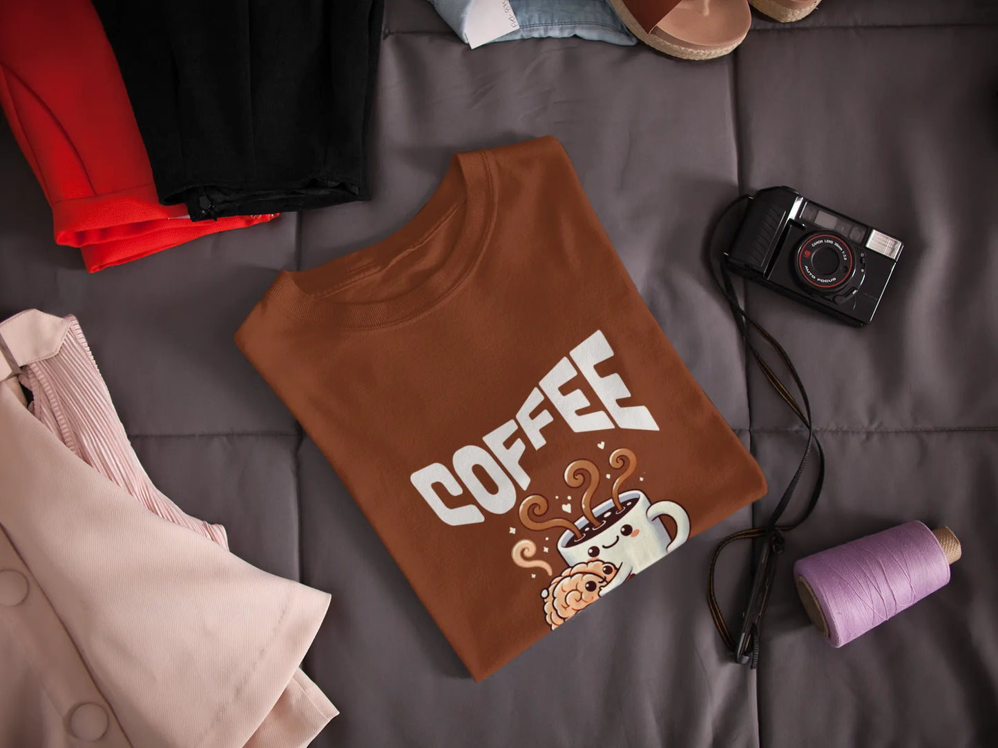 "Coffee - When Your Brain Needs A Hug" | Women’s Coffee Lovers T-shirt