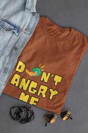 "Don’t Angry Me – Angry Duck Attitude T-Shirt" | Women’s T-shirt for Animal Lovers