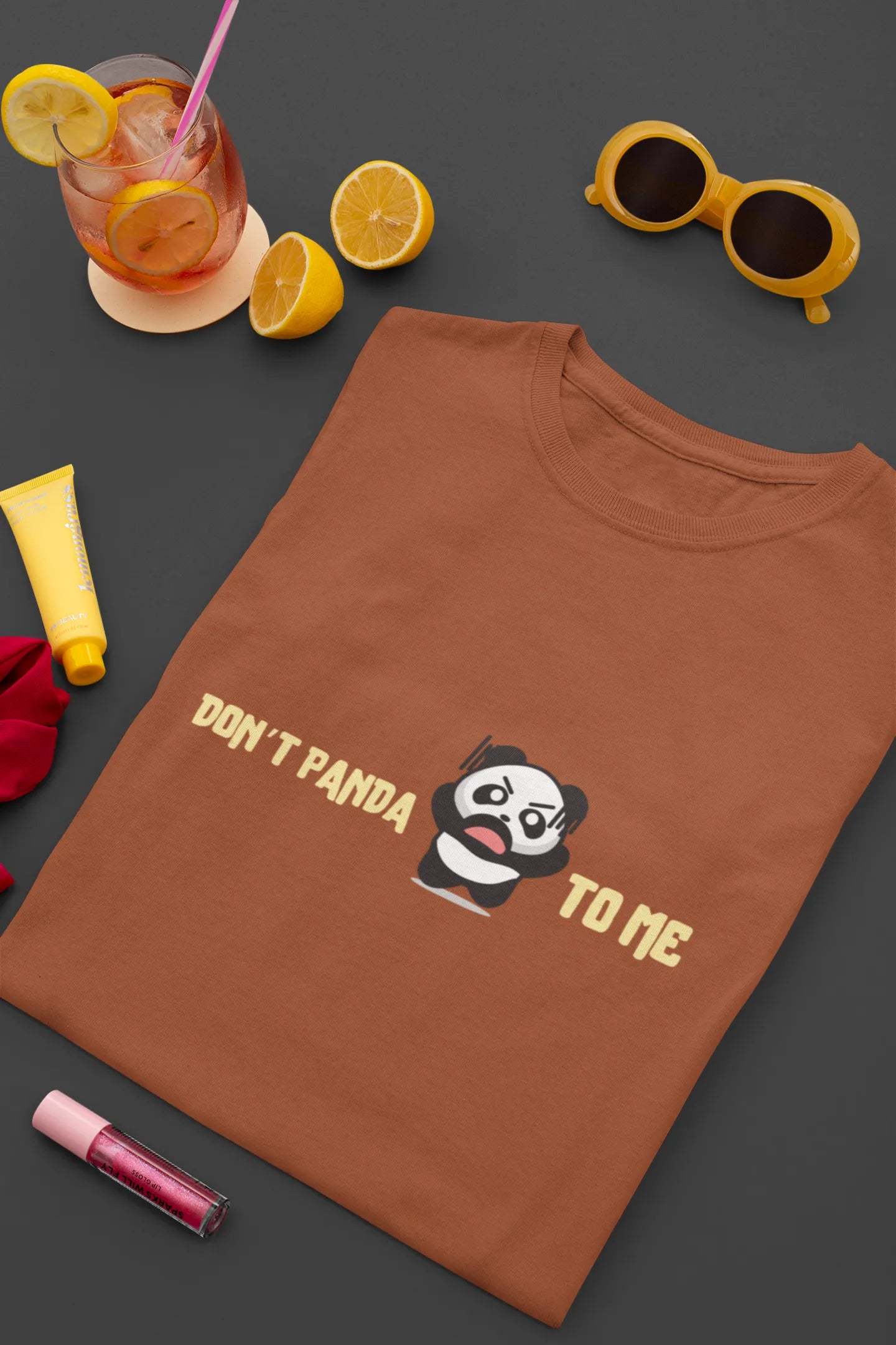 "Don’t Panda to Me T-Shirt – Funny Angry Panda Graphic Tee" | Women’s T-shirt for Cartoon Lovers