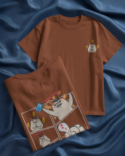 Funny Comic Panel Cartoon T-Shirt for Anime Lovers for Women