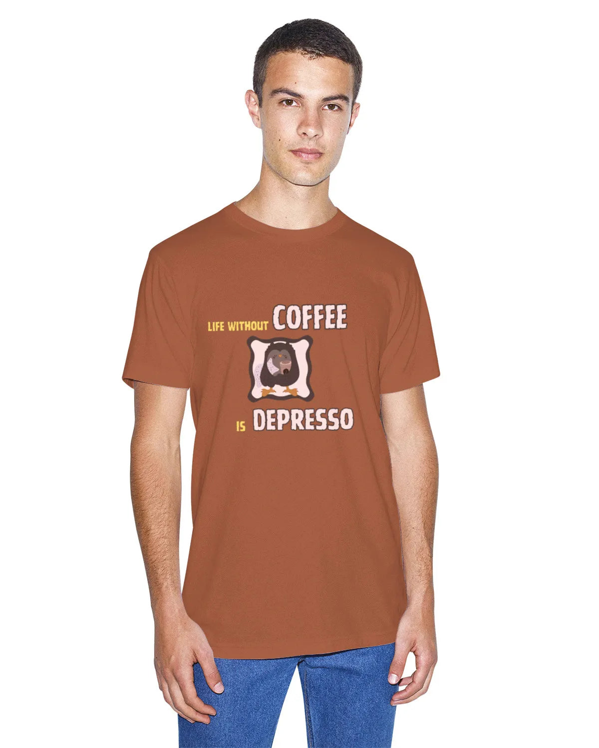 "Life Without Coffee Is Depresso" | Men’s Coffee Lovers T-shirt