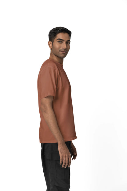 "M" - Men’s Relaxed Fit Solid T-shirt