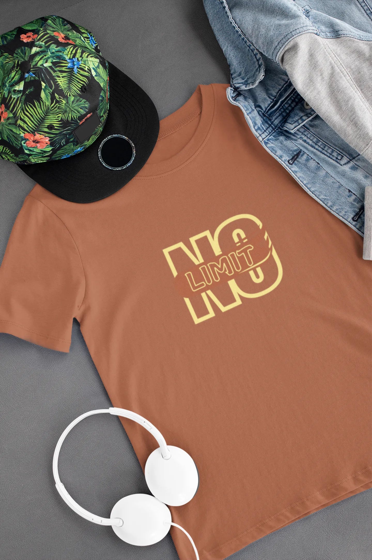 "No Limit" | Men’s Motivational T-shirt