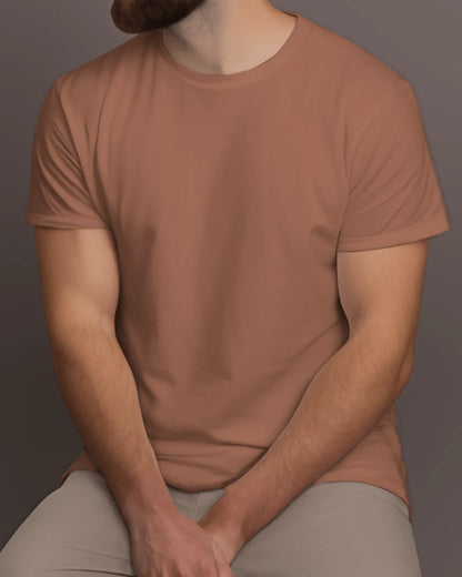 "M" - Men’s Regular Fit Solid T-shirt