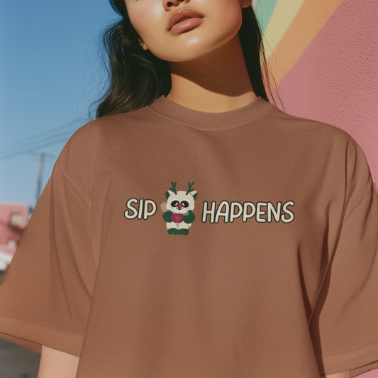 "SIP Happens" | Women’s Coffee Lovers T-shirt