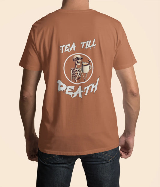 "Tea Till Death" | Men’s T-shirt for Tea Lovers