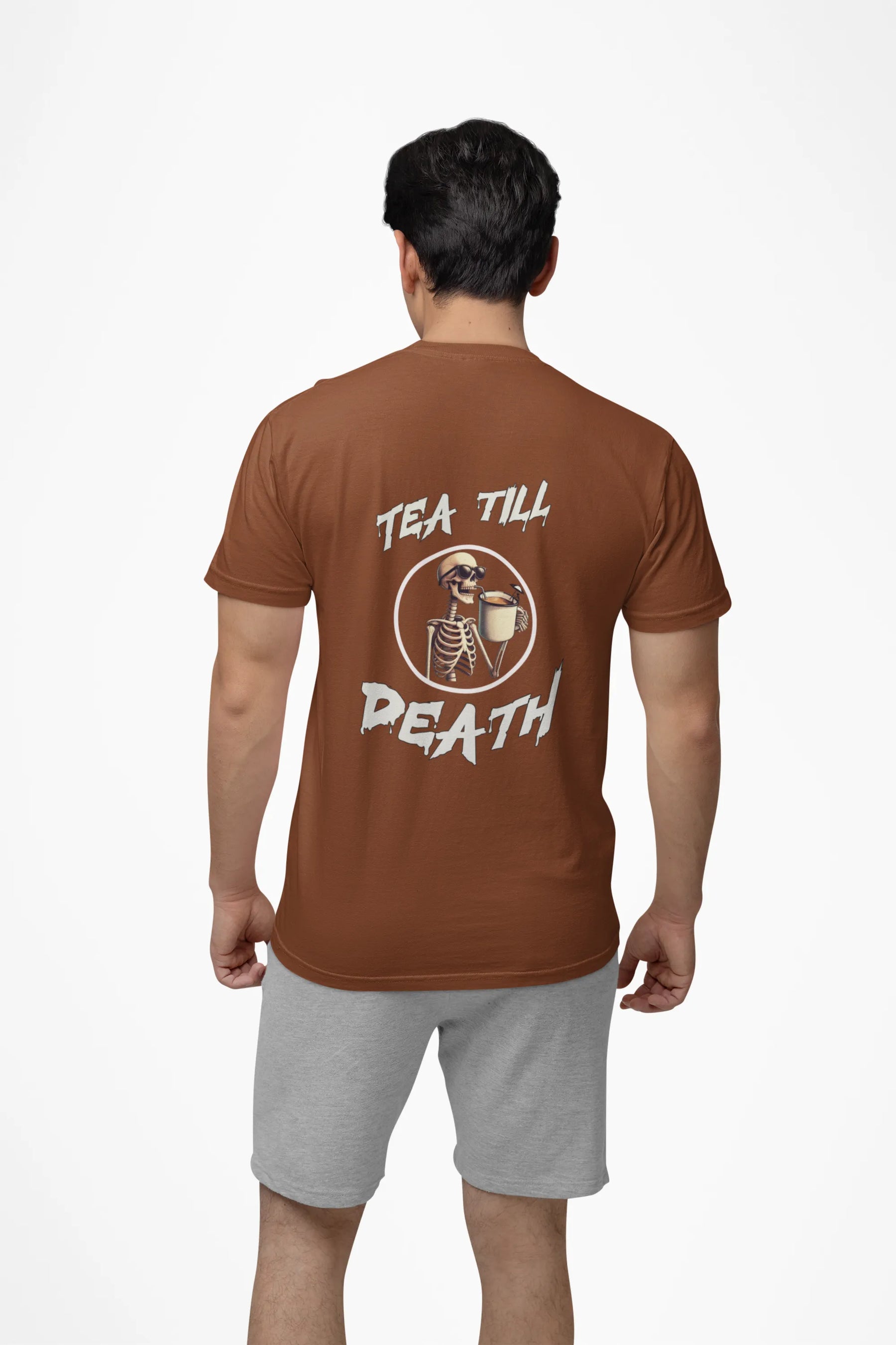 "Tea Till Death" | Men’s T-shirt for Tea Lovers