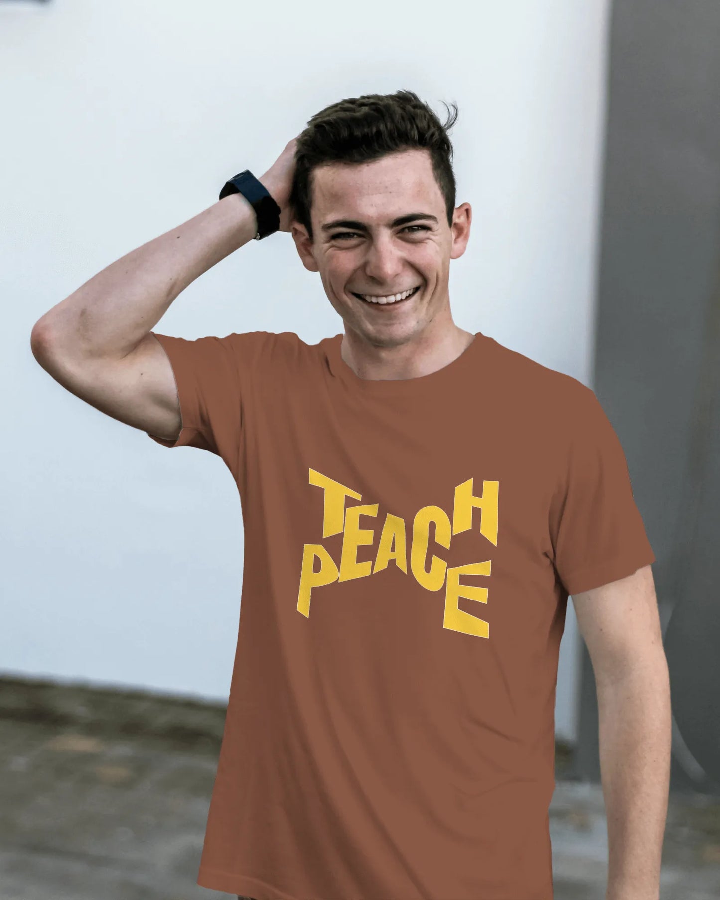 "Teach Peace" | Men’s Motivational T-shirt